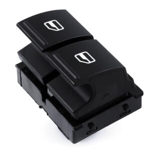 ROBUST Car Electric Double Window Control Switch for Seat Altea Ibiza Mk4 Leon Toledo Mk3 Volkswagen Amarok Caddy Mk3 Mk4 Golf Mk5 Mk6 Passat Polo Scirocco Touran Transporter Mk6
