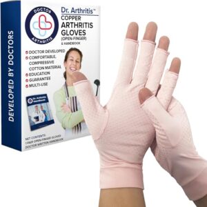 Doctor Developed Full Length Arthritis Gloves/Copper Gloves/Compression Gloves