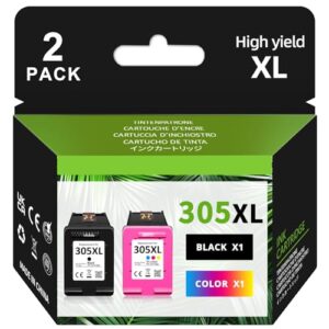 305XL Ink Cartridges Black and Colour Replacement for HP 305 Ink Cartridge