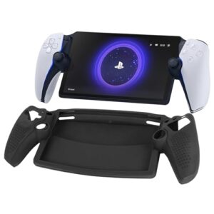Olycism Silicone Case Compatible with Sony Playstation Portal Silicone Case Shock-Sbsorbing Anti-Fingerprint and Anti-Scratch Protective Cover Anti-Slip Silicone Particles for Handle for PS5 Portal