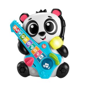Fisher-Price Baby & Toddler Learning Toy Link Squad Jam & Count Panda with Interactive Music & Lights for Kids Ages 9+ Months