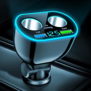 Cigarette Lighter Adapter Splitter