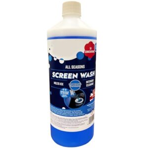 1 Litre All Seasons Vehicle Screenwash Effective Down To -5 Degrees Low Smear Formula Car Essential Blue (1)
