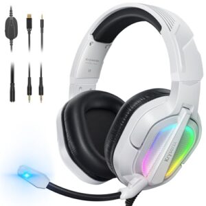 Krysenix PG2 RGB Gaming Headset for PS4/PC/Nintendo Switch/Xbox