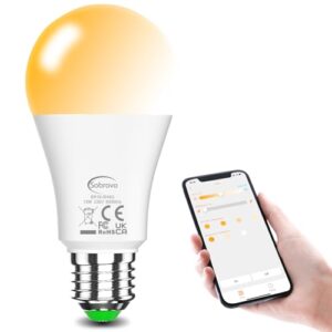 SOBROVO LED Light Bulb - Compatible with Alexa