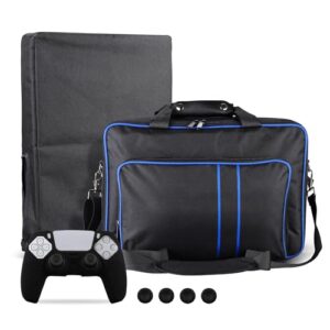 TQMAECB Carry Case Compatible with PlayStation5 Console Travel Bag Storage Bag for PlayStation5 Carrying Case