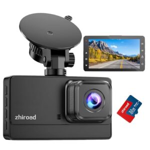 Dash Cam Front 1080P with Free 32G SD Card Dashcam for Cars