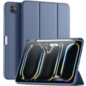 Maledan for iPad Pro 11 Inch Case 2024 (M4 5th Generation) with Pencil Holder