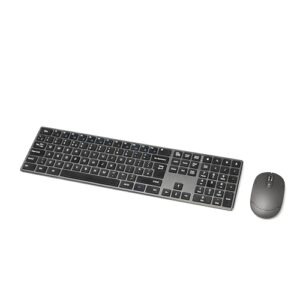 Amazon Basics Rechargeable Wireless Keyboard Mouse - Ultra Slim