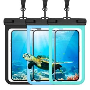 Razobws 3-Pack 8.3" Waterproof Phone Pouch