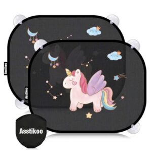 Asstikoo Car Window Shades for Baby with UV Protection