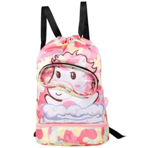 Mayoii Kids Swim Bag with Shoe Compartment