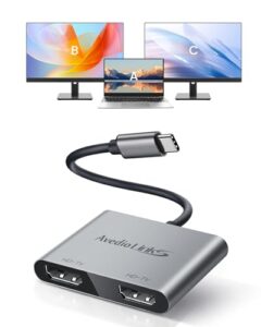 avedio links 4K@60Hz USB C to Dual HDMI Adapter