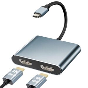 USB C to HDMI Adapter - Dual HDMI Adapter for 2 Monitors