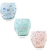 FedMois Baby Potty Training Pants Boys Girls Training Underwear Reusable (6 Pack)