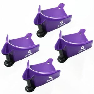 CAD Detailing Car Tyre Guard - 4 Pcs | Heavy Duty Wheel Hose Guides with Active Locking Grips | Durable Plastic Detail Guardz for Car Washing | Great Accessories for Car