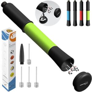 Football Pump with Needle Storage