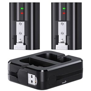 V4 2 Pack Quick Release Battery and Charger Station for Video Doorbell 2/3/3+/4