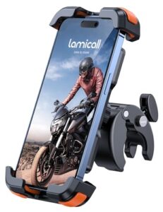 Lamicall Motorcycle Phone Holder Bike - Motorbike Phone Mount