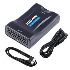 Scart to HDMI Converter with HDMI Cable