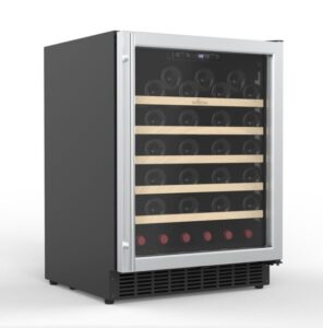 Willow W60WCSS 142L Under Counter Wine Cooler with Space for 52 Bottles