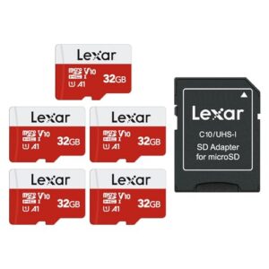 Lexar E-Series 32GB Micro SD Card 5 Pack