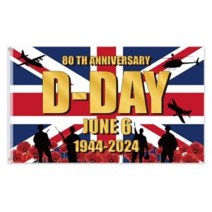 sesameless D Day 80th Anniversary Flag