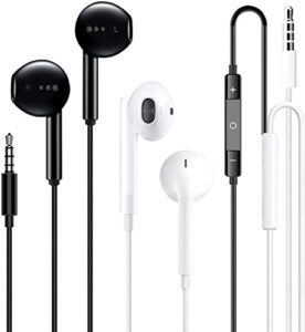 For 3.5 mm in-ear headphones with cable