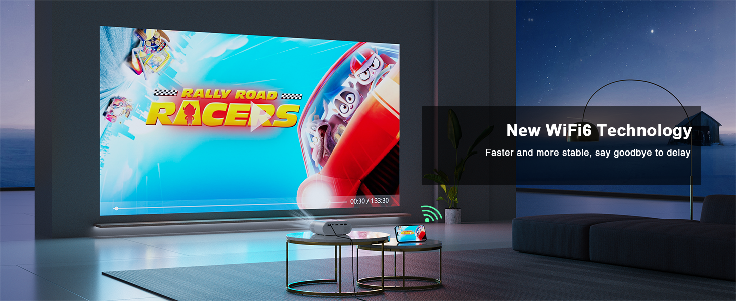 projector with wifi and bluetooth