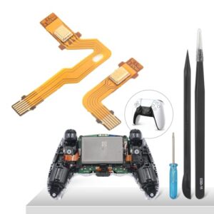 YHX-OU Microphone Flex Cable Replacement for Sony PS5 BDM-020 Speaker L R Connection Cable