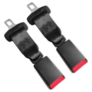 JUCHRZEY Car Seatbelt Buckle Extender Seatbelt Adjuster Buckle Vehicle Interior Parts with most car models (2 pieces)