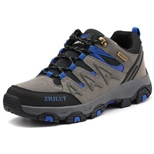 Unitysow Men's Trekking Hiking Shoes Waterproof Walking Shoes Trainers Outdoor Lightweight Camping Climbing Shoes Sneake