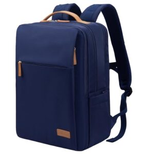 Hp hope Laptop Backpack for Women Men Travel Durable Backpacks Carry On with USB Charging Port RFID Pocket Fits 15.6 Inch Waterproof Resistant Luggage Business Weekender Bag 22L Blue