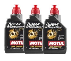 WOL-Motul Gear Competition 75W140 Fully Synthetic Transmission Gear Oil API GL-5 LSD 105779 (3 L)