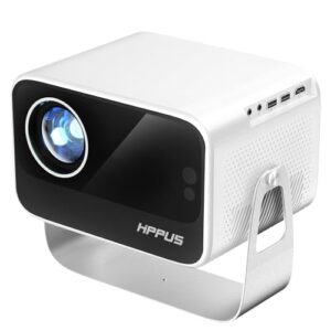 [Auto Focus/Keystone] HIPPUS Smart Projector 4K with Android 9.0 1080P Native
