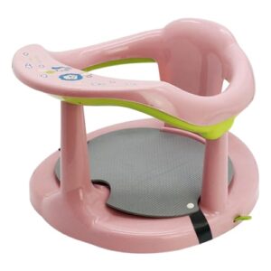 Baby Bath Chair Bath Seats for Babies Sitting Up Compact Toddler Bath Seat Open Design Bathtub Seat for Baby Non-Slip 6-18 Month Baby Shower Chai