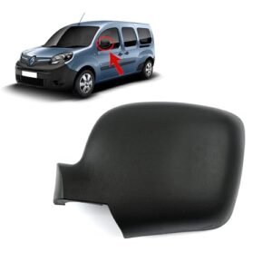 ROBUST Car Door Wing Mirror Cover Black Left Passenger Side for Renault Kangoo 7701068844 2009-2013