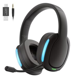 YOTMS Wireless Gaming Headset for PS4 PS5 PC Switch