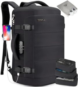 Tzowla Travel Laptop backpack Cabin Size 40L for Men Women