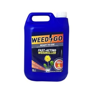 Weed & Go 5L Ready-to-Use Weedkiller - Fast-Acting Formula for Immediate Weed and Moss Control on Driveways