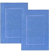 UTOPIA TOWELS Cotton Banded Bath Mats, [Not a Bathroom Rug], 53 x 86 CM, 100% Ring Spun Cotton - ...