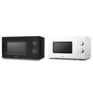 COMFEE' 700W 20L Black Microwave Oven With 5 Cooking Power Levels