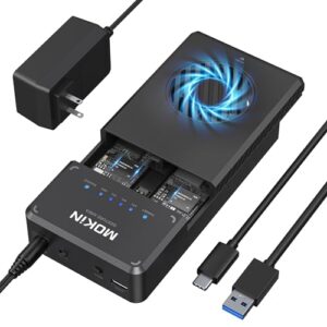 NVMe M.2 Duplicator Dual-Bay Offline Clone Tool-Free