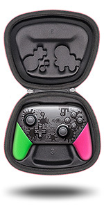 nintendo switch pro wireless controller storage travel case