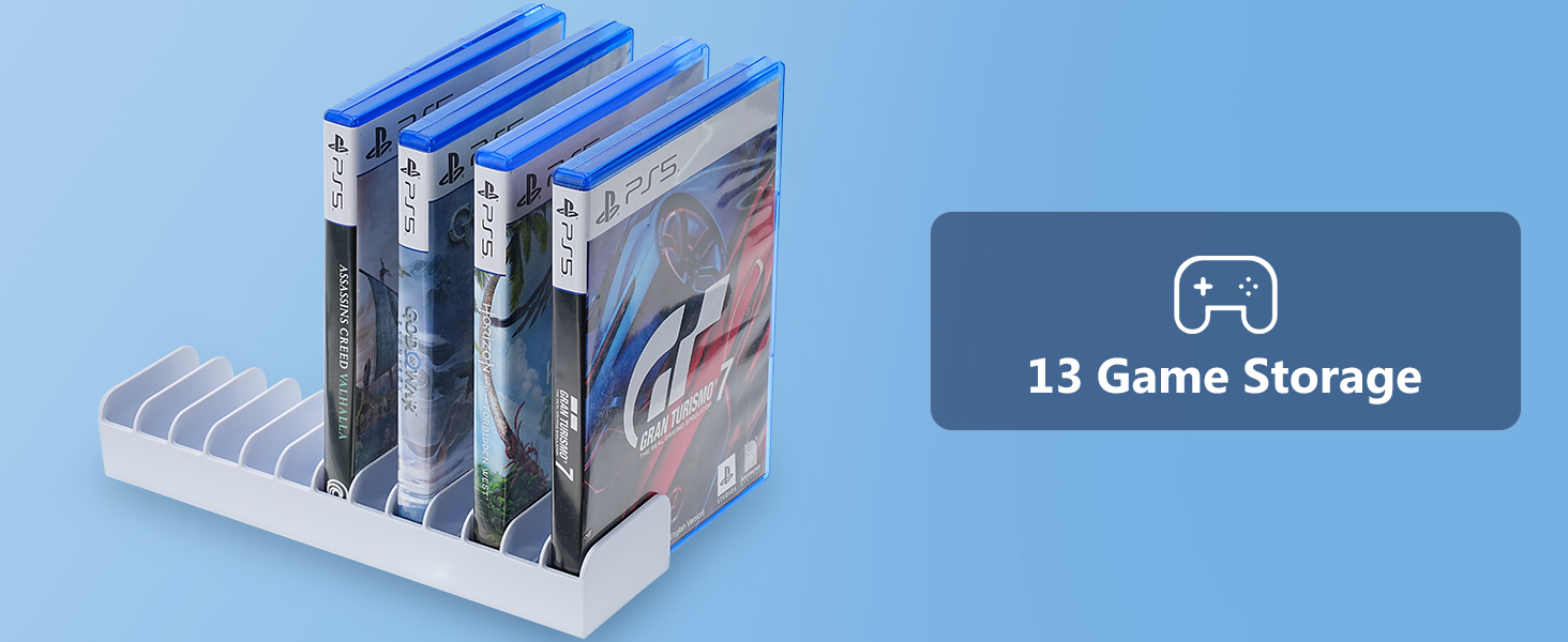 PS5 Slim Stand Cooling Station with Controller Charging Station for Playstation 5 PS5 Accessories