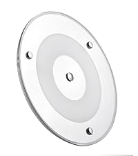 12V LED Ceiling Light, 7.25” 9W Dimmable Panel Dome Light with Blue Light Touch Switch