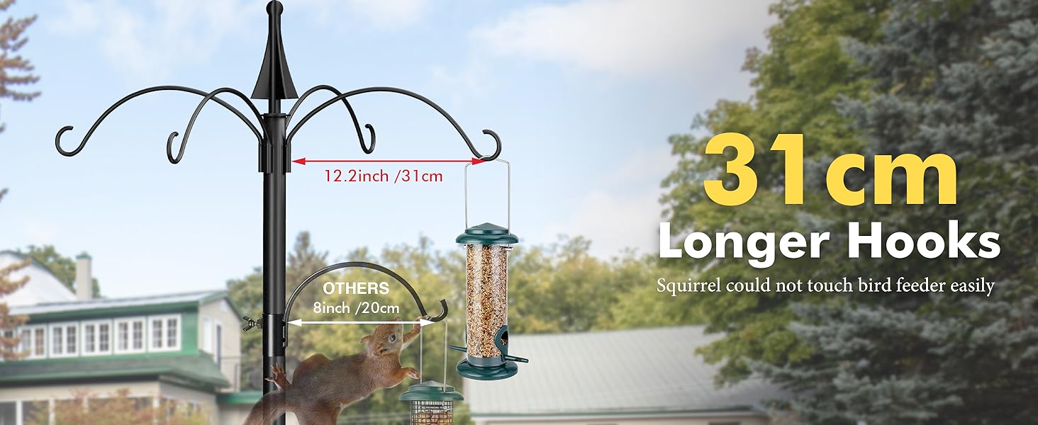 Bird Feeder Hanging Station