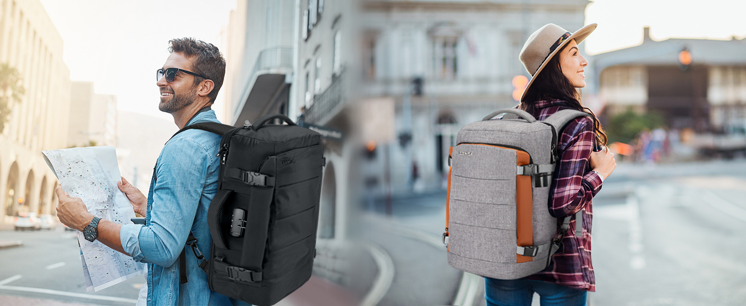 Tzowla Travel Laptop Backpack for Men Women