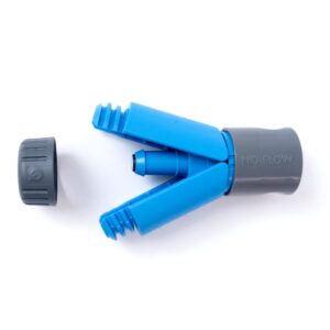 Qwickhose® No-Flow Wing-Lock Hose Connector - Waterstop Hose Connector Fitting for Garden Hose