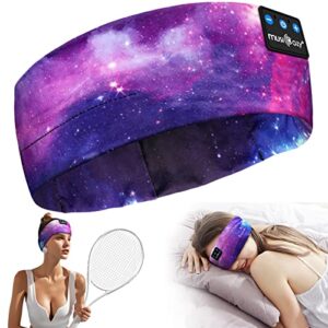 MUSICOZY Sleep Headphones Bluetooth 5.3 Headband Headphones Soft Galaxy Music Headband with HD Stereo Sound